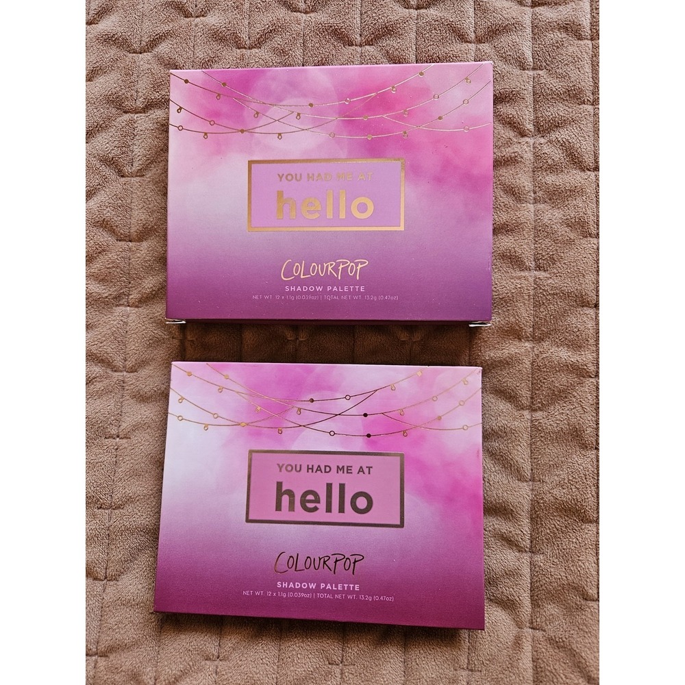 NIB Colourpop "You Had Me At Hello" Pressed Powder Eyeshadow 12 Shades Full Size